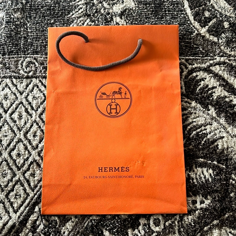 Hermes paper shopping bag